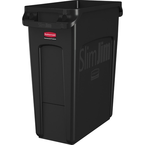 Receptacle, 16 Gauge, Slimjim, Black 4/CT