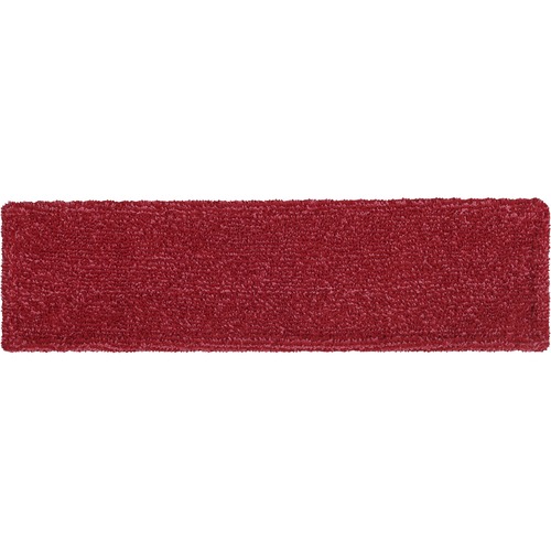 Pad, Mop, Flat, Red, 18" 12/CT
