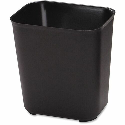 Wastebasket, Fire-Resist, Black