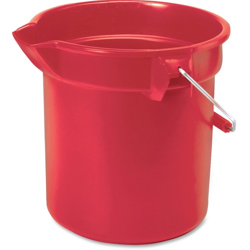 Bucket, Heavy Duty, 14 Quart, Red