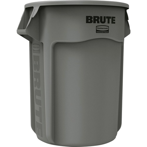 Container, Round, 55 Gallon, Gray
