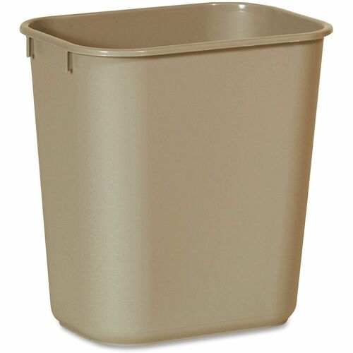 Wastebasket, Plastic, 13 Qt