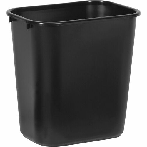 Wastebasket, Deskside, Black