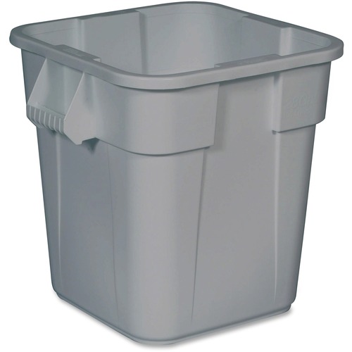 Container, Square, 28 Gallon, Gray