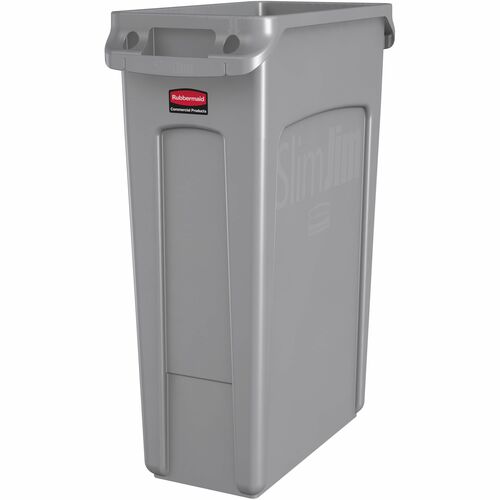 Wastecan, Vented, Slim Jim, 23 Gallon