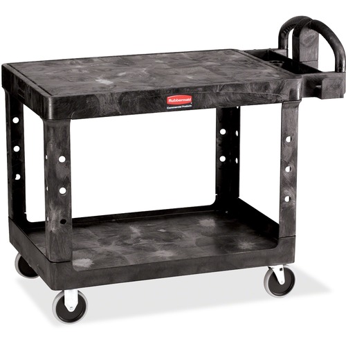 Cart, Utility, Flat, Black