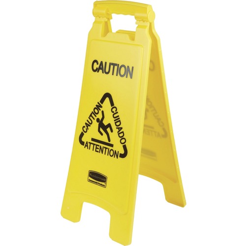 Sign, Wet Floor, Span/Eng, Yw