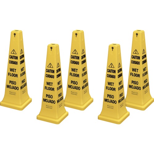 Sign, Caution, 36" Cone, Yellow 5/CT