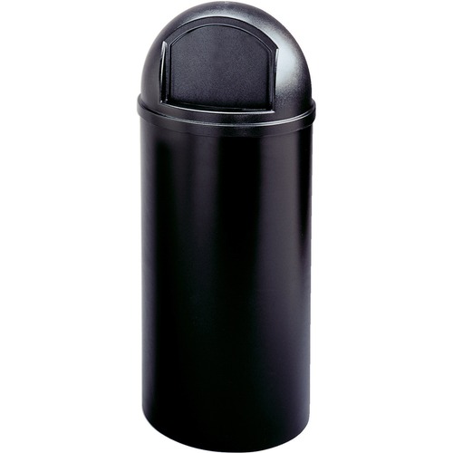 Container, Trash, Marshall, 15 Gallon, Black
