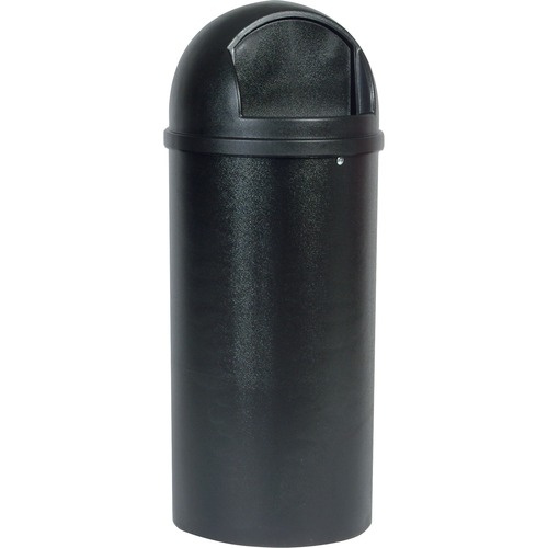 Container, Trash, Marshall, 25 Gallon, Black