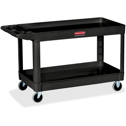 Cart, Utility, 2 Shelf, Black