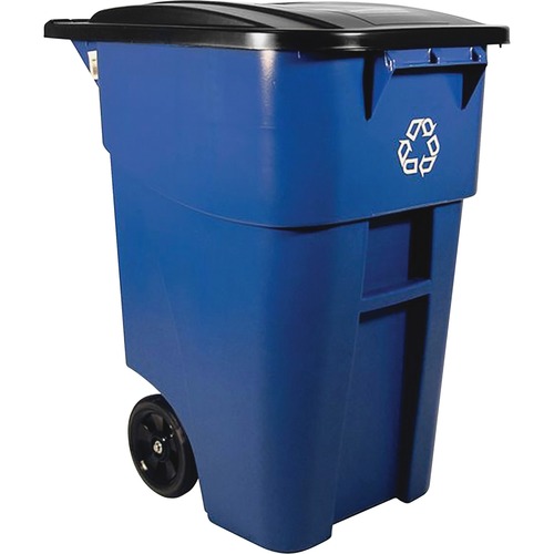 Container, Rollout, Recyclable, Beige 2/CT