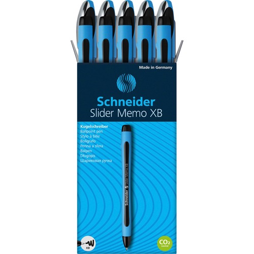 Pen, Slider Memo XB, 1.4 Millimeter, Black 10/PK