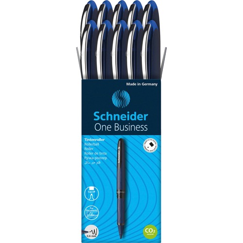 Pen, Liquid, Rollerball, .6mm, Blue 10/PK