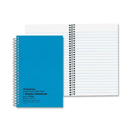Notebook, Wirebound, 1 Subject, 5 X 7.75