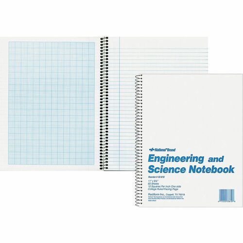 Notebook, 10x10 Sq, Cr11x8.5