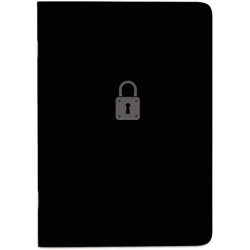 Notebook, Password, 5" x 3.5, Black