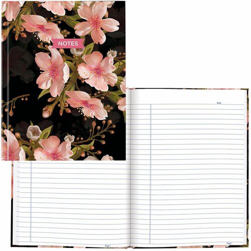 Notebook, Hardcover, 96 Sheets, 9 X 7, Chrysanthe