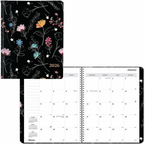 Monthly Plnr, 11 Inch X 8 Inch, Drmtcflrl
