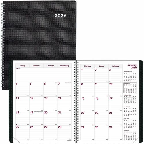 Planner, Duraflex, Monthly, Book