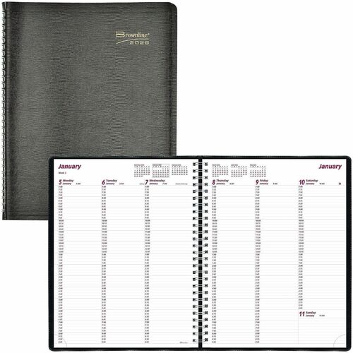 Planner, Weekly, Black
