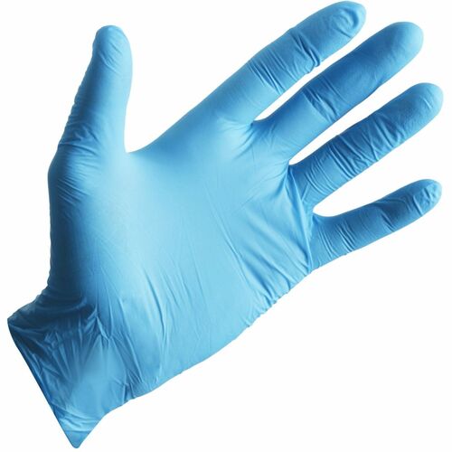 Gloves, Nitrile, Exam, Disposable, Blue, Large, 100/BX 10/CT