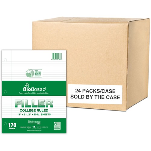 Filler Paper, Enviro, 170 Sheets 24/CT