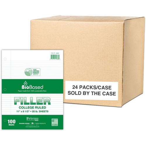 Filler Paper, Enviro, 100 Sheets 48/CT