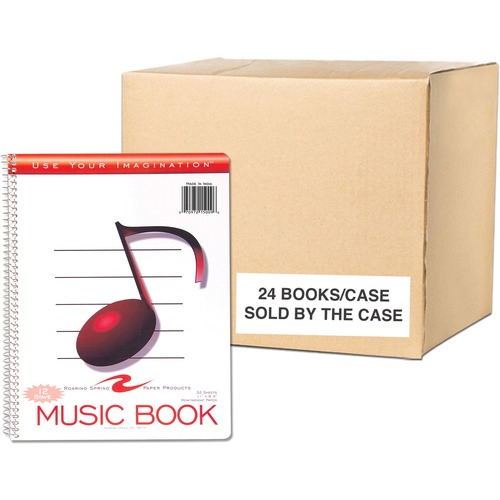 Notebook, WB, Music, 12 Stave 24/CT
