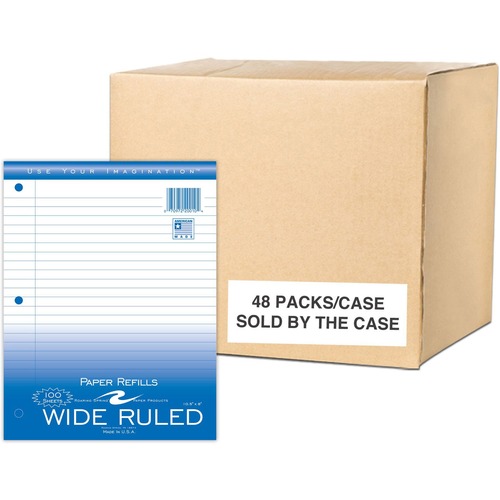 Filler Paper, 10.5x8, Wide 48/CT