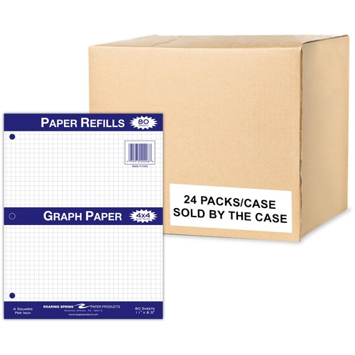 Filler Paper, 4x4 Graph, 11" 24/CT