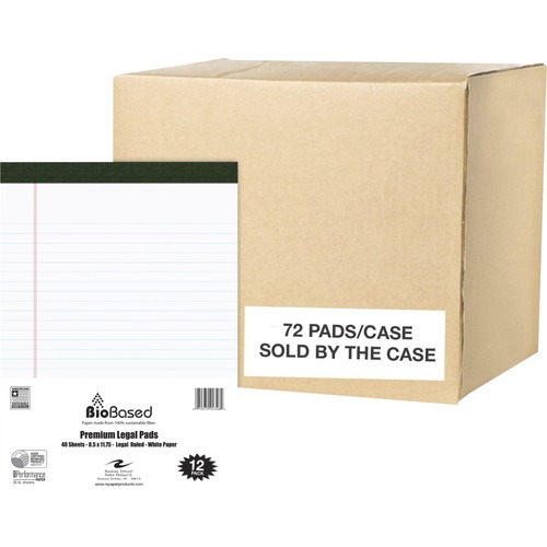 Legal Pad, Bio-Pre, 8.5x11.75 36/CT