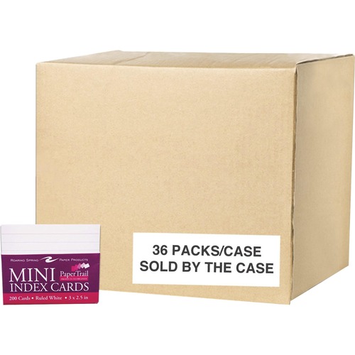 Index Cards, Mini, White 36/CT