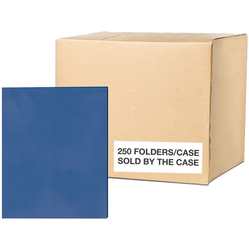 Folder, Embossed, Dark Blue 250/CT