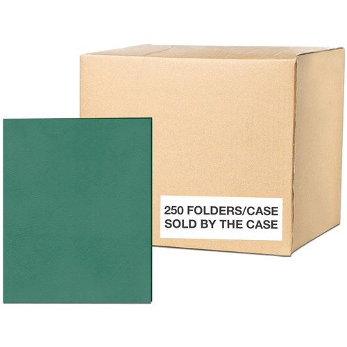 Folder, Embossed, Green 250/CT