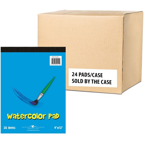 Watercolor Pad, Kids, 9x12 24/CT