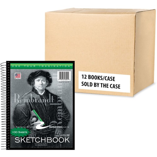 Sketch Book, White Board, 11x8.5 12/CT