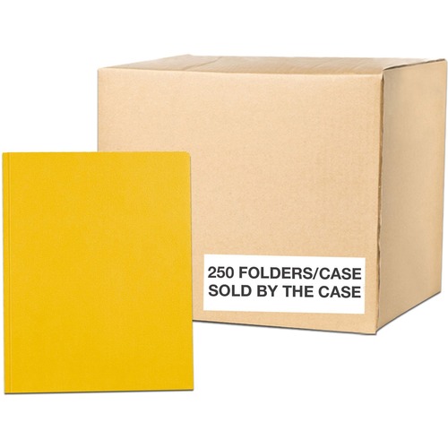 Prong Paper Folders, Yellow 250/CT