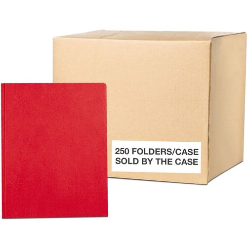 Prong Paper Folders, Red 250/CT