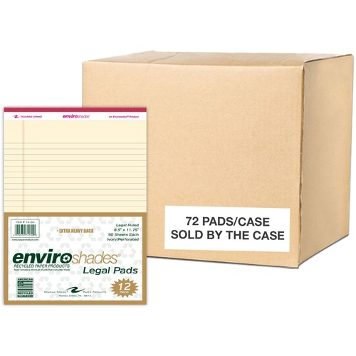 Legal Pad, 11", Ivory 72/CT