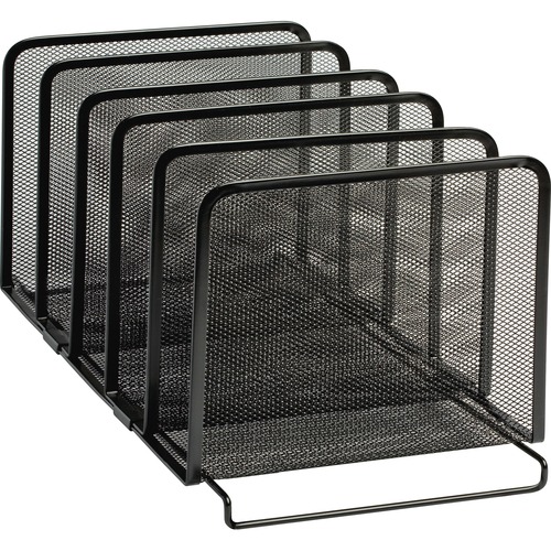 Sorter, Mesh, Stacking, 5 Section, Black