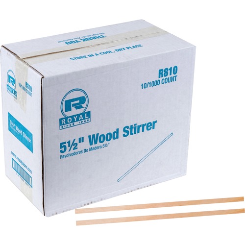 Stirrers, Wood Coffee, 1000/BX 10/CT