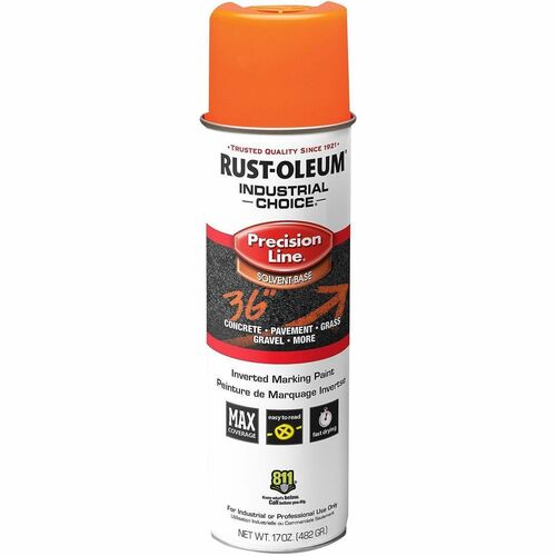 Paint, Marking, Fluorescent Orange, 17 Ounce 12/CT