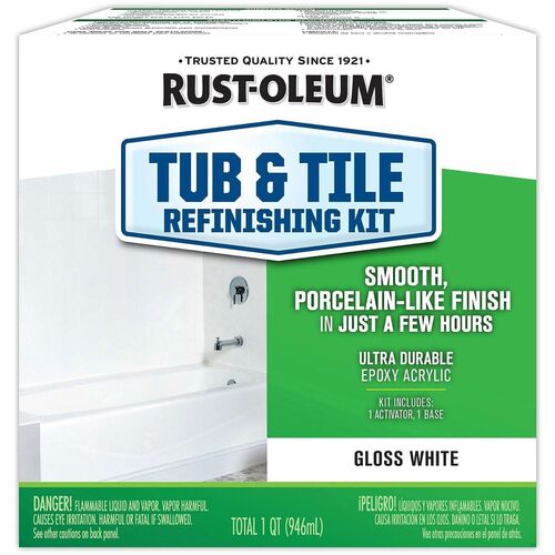 Tub & Tile Refinishing Kit, White