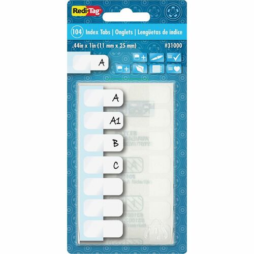 Tab, Index, Write-On, 104 Count 104/PK