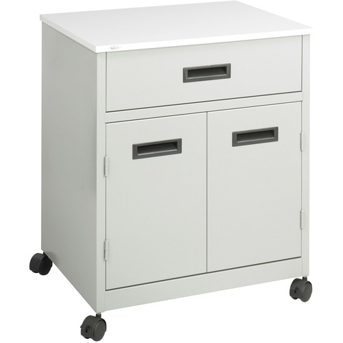 Stand, Machine, With Drawer/Door, Gray