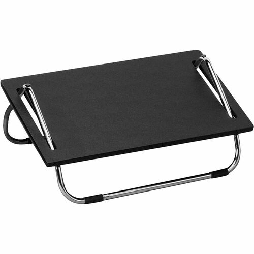 Footrest, Adjustable, Black/Chrome