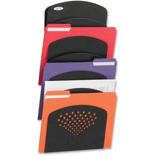 File, Wall, 7 Pocket, Black
