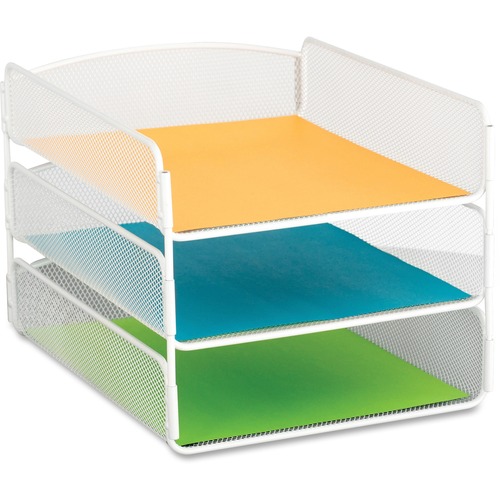 Organizer, Onyx 3 Tray, White