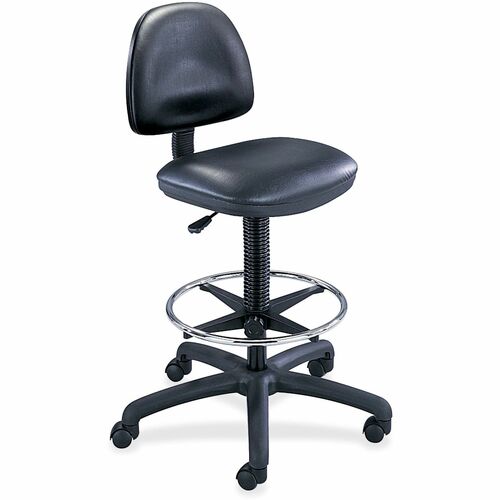Chair, Precision, Extended Height, Vinyl, Black